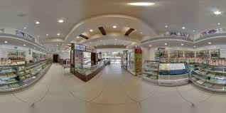 Shop interior — sweet counter and store layout — Dharti Namkeen & Sweets
