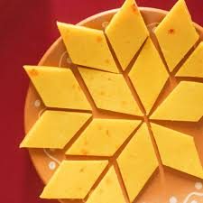 Kesar Kaju Katli at Dharti Namkeen & Sweets